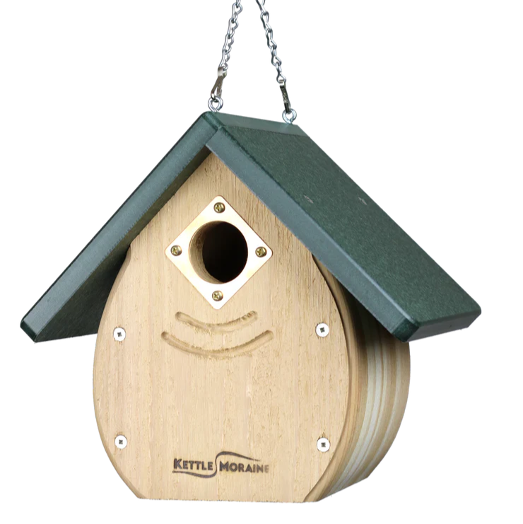 Teardrop Hanging Nest Box for Bluebirds
