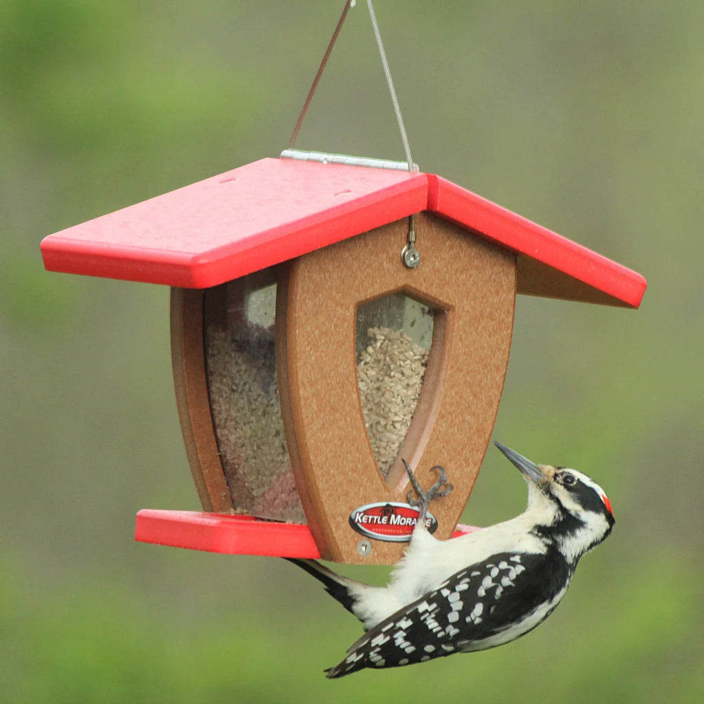 Recycled Mini-Moraine Hopper Feeder (choice of color)