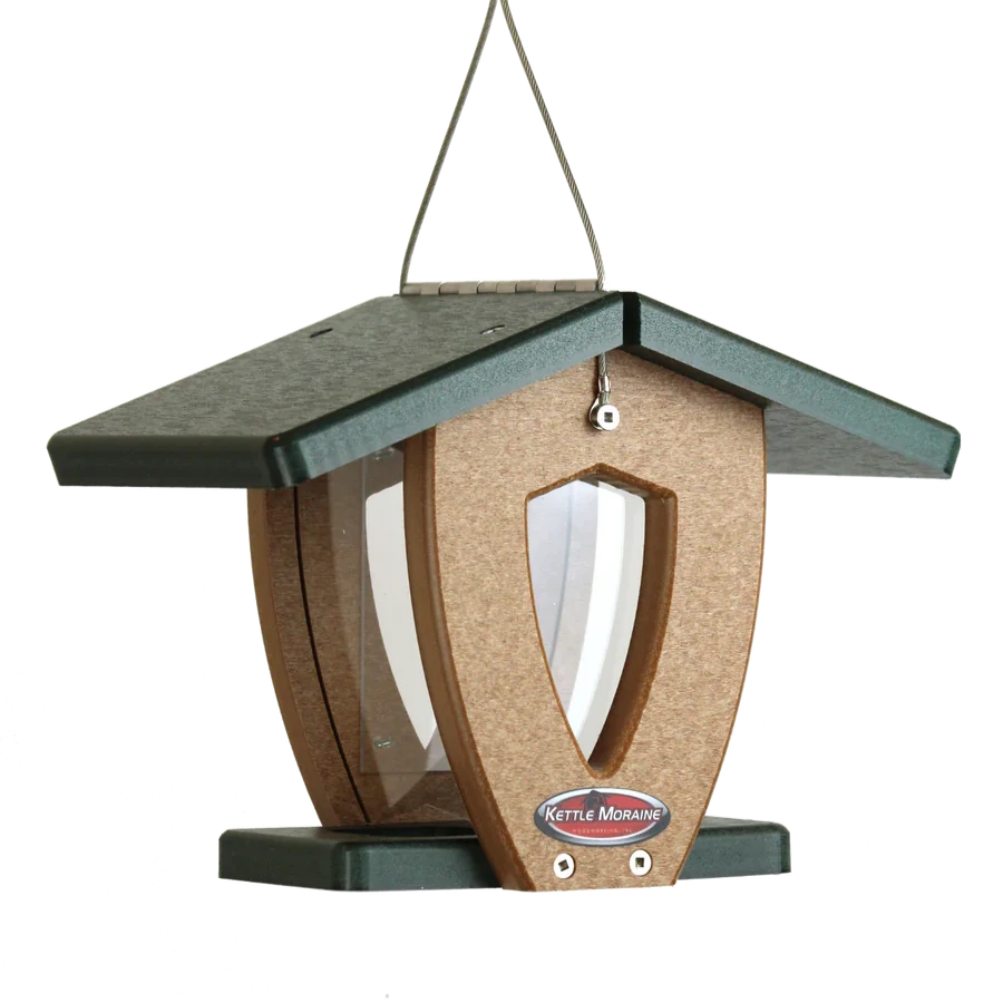 Recycled Mini-Moraine Hopper Feeder (choice of color)