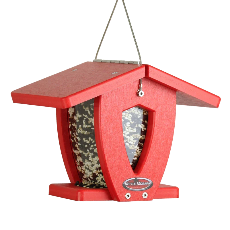 Recycled Mini-Moraine Hopper Feeder (choice of color)