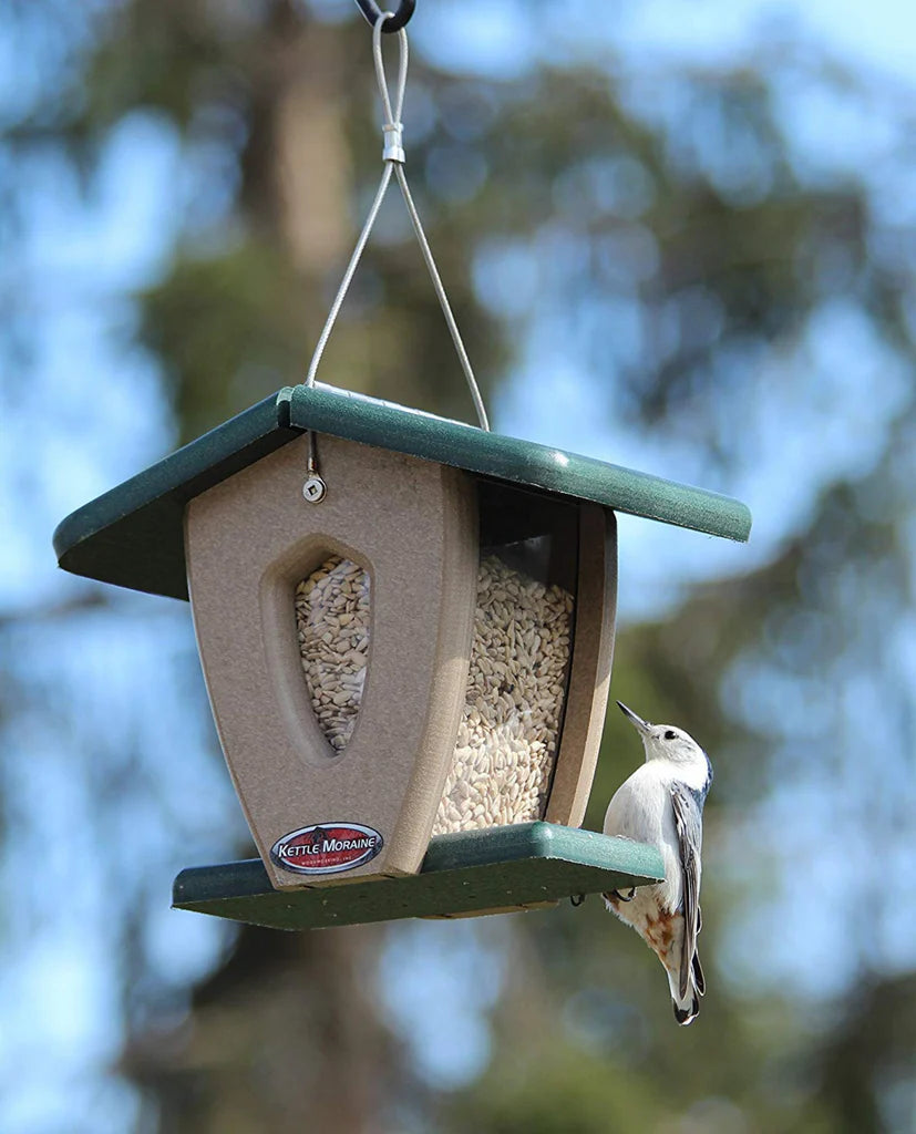Recycled Mini-Moraine Hopper Feeder (choice of color)