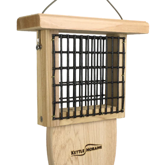 Cedar Suet Feeder with Tail Prop