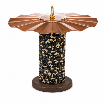 Seed Cylinder Feeder with Rain Guard