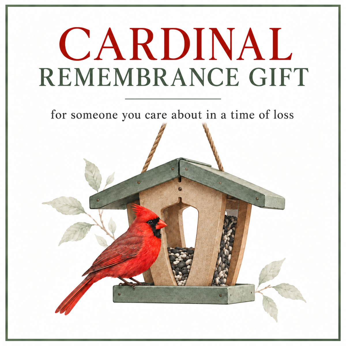 Cardinal Remembrance Gift by Happy Birdwatcher