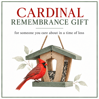 Cardinal Remembrance Gift by Happy Birdwatcher