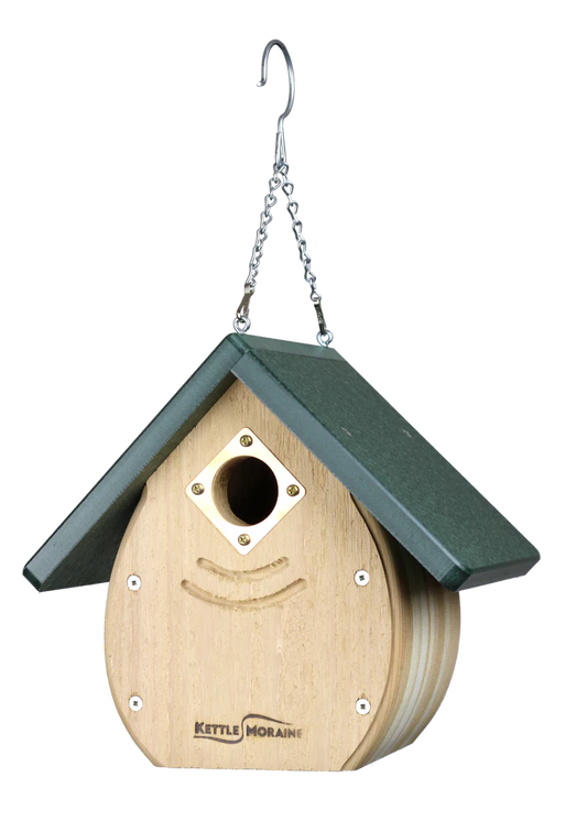 Teardrop Hanging Nest Box for Bluebirds