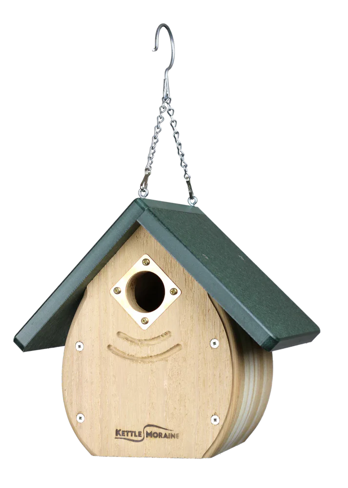 Teardrop Hanging Nest Box for Bluebirds