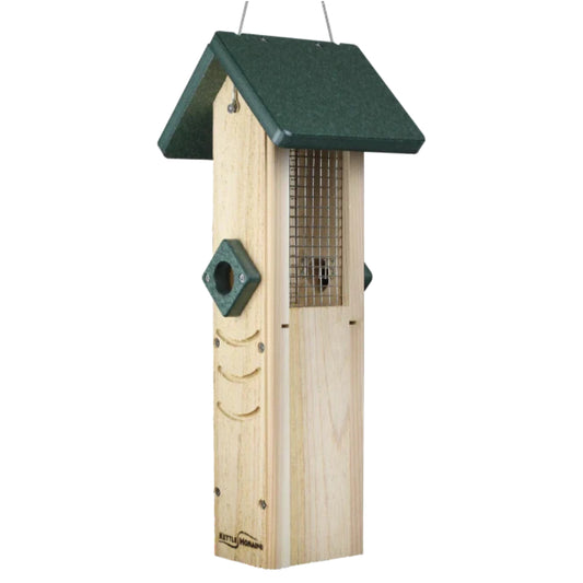 Woodpecker Screen Feeder w/Recycled Green Roof