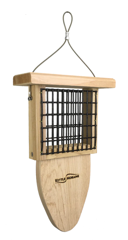 Cedar Suet Feeder with Tail Prop