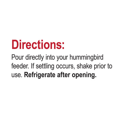 Sweet-Nectar™ Ready-to-Use Hummingbird Nectar